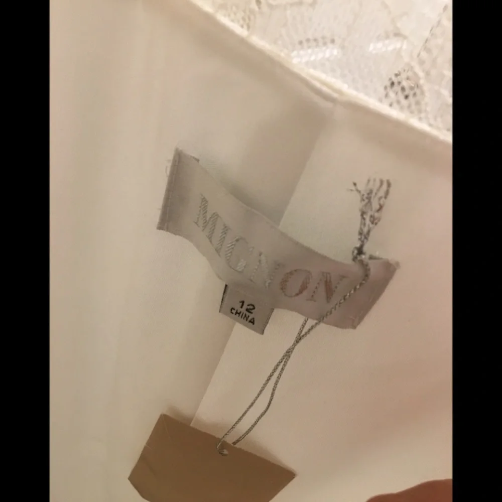 Mignon Sexy Lace White Nude Formal Dress - Picture 9 of 16